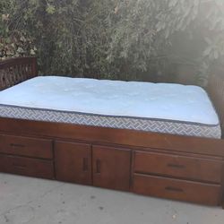Twin Size Captains Bed