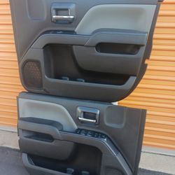OEM USD 2019 SIERRA SILVERADO INTERIOR FRONT DOOR TRIM PANELS LEFHT RIAHT (contact info removed)4 (contact info removed) abramos Español 