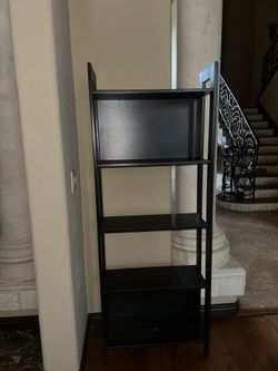Black shelves Stand