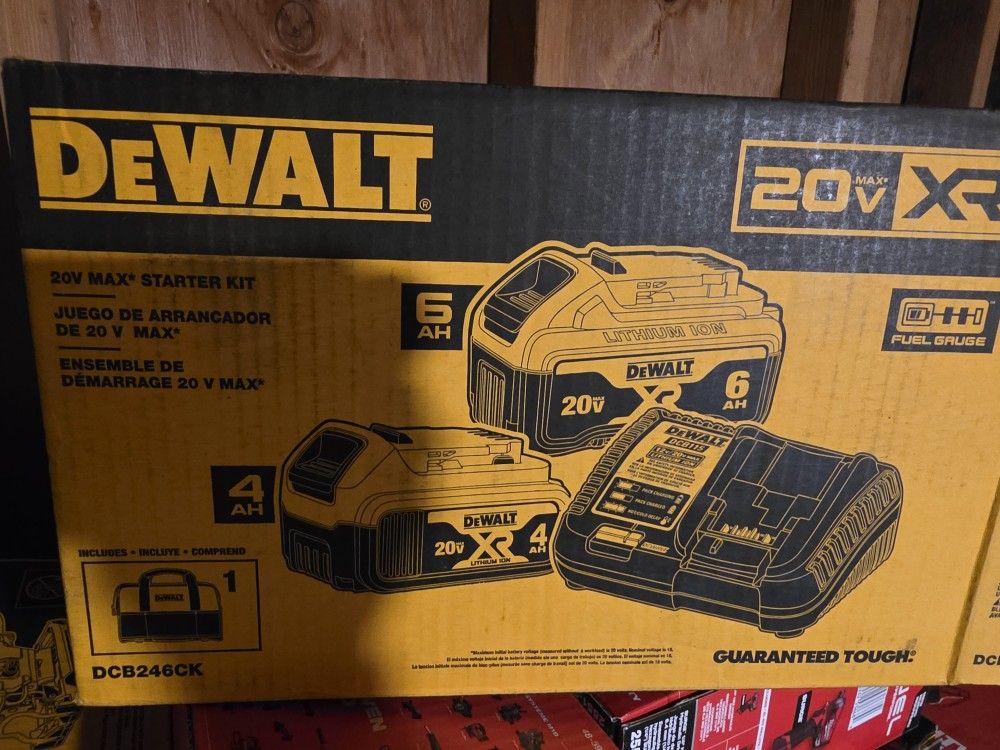 Dewalt 20v Batteries 6.0ah 4ah,Charge And Contractor Bag  Pick Up Concord 