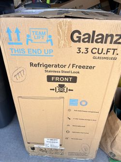 Brand New Galanz 3.3 Cu Ft Compact Refrigerator