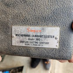 Simpson Microwave Leak Tester