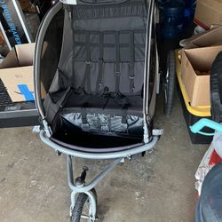 Double Seat Bicycle Trailer & Stroller