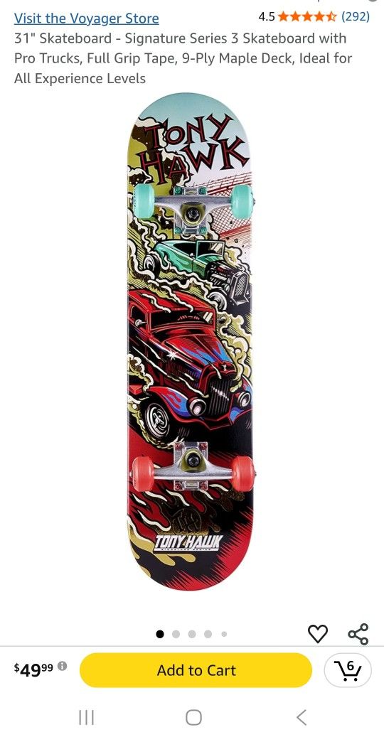 Tony Hawk Skateboard