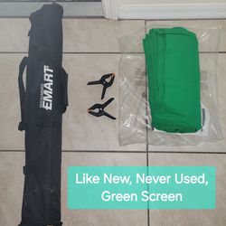 Green Screen Backdrop Stand Kit, 8.5'H x 10'W