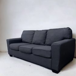 Three Seater Black Couch
