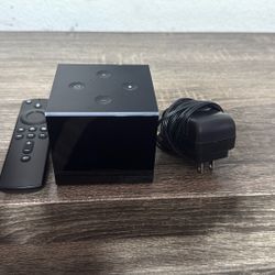 Amazon Fire TV Cube (latest model), with AI-powered Fire TV Search, Voice-controlled streaming device with Alexa, Wi-Fi 6E, and 4K Ultra HD