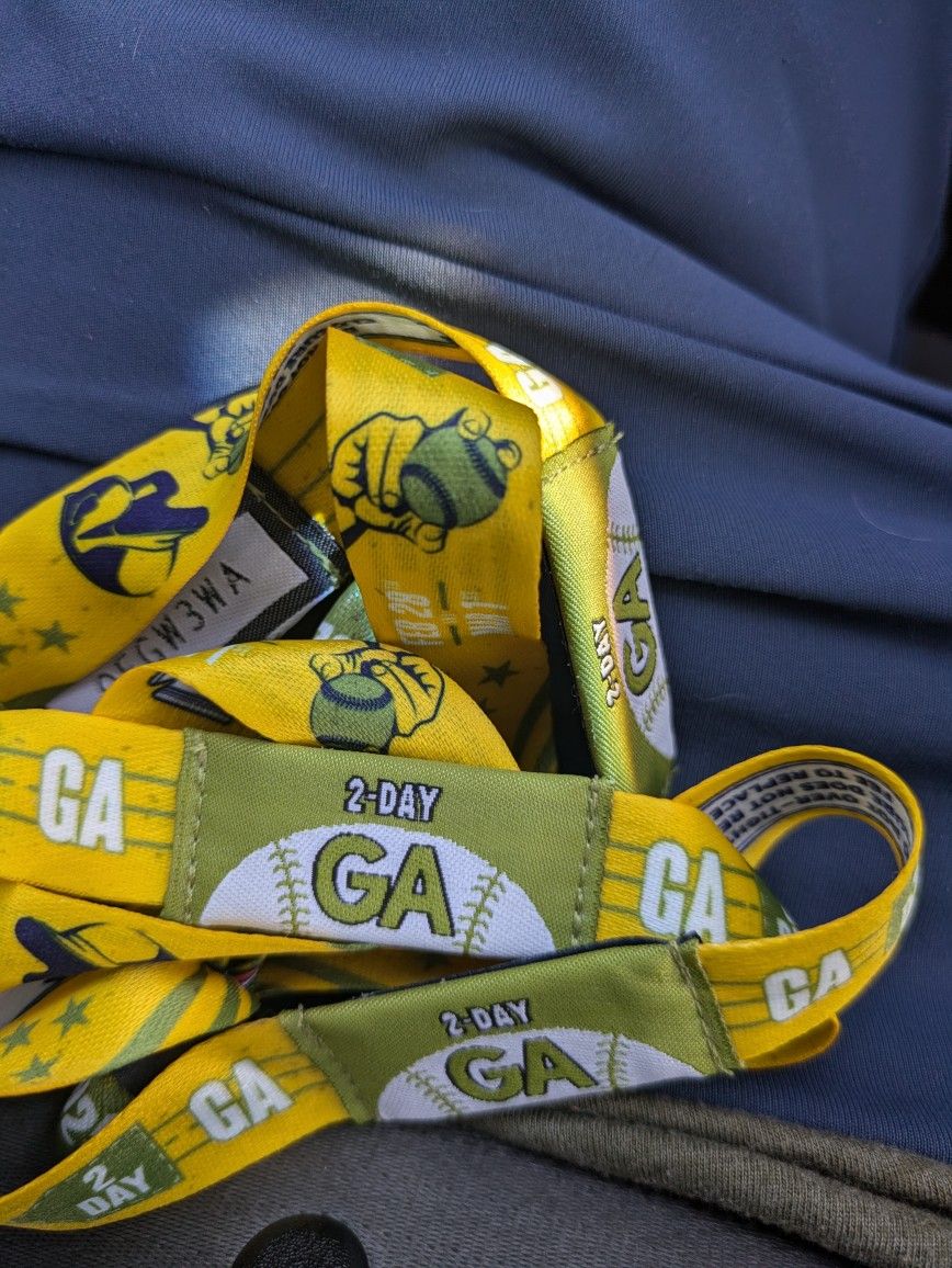 Extra Innings Festival 2 Day Wristbands