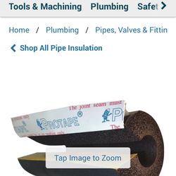 Aerocel Self Sealing Pipe Insulation