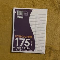 Pack Of Notebook Paper