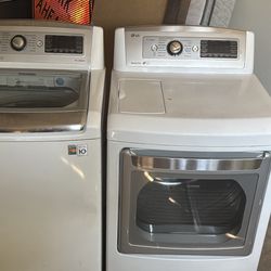 lg washer, and dryer