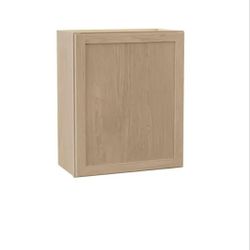 Hampton Bay
Sinclair 30 in. W x 12 in. D x 30 in. H Assembled Wall Kitchen Cabinet in Shaker Light Oak