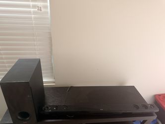 LG Soundbar with Wireless Subwoofer