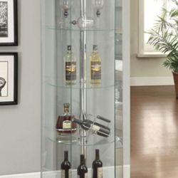 Hexagon Glass Display Cabinet