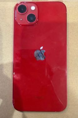 Red IPhone 13 128GB UNLOCKED 80% battery capacity
