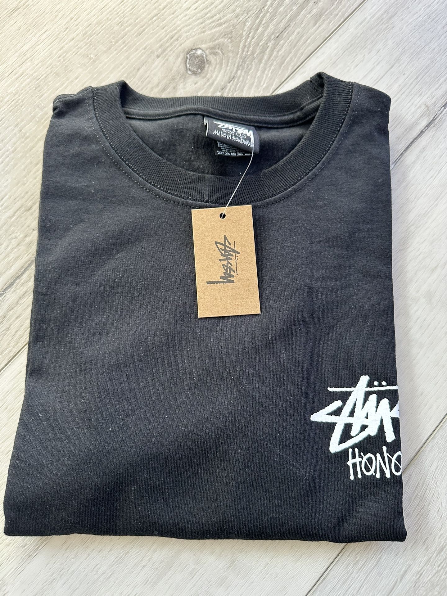Stussy Limited Edition Honolulu Black Tee Hawaii Exclusive Size L 100% Authentic With Proof Of Purchase Great Christmas Gift