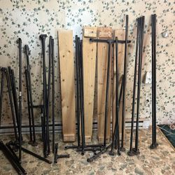 3/4” Black Pipe Various Lengths and Fittings  $200 OBO
