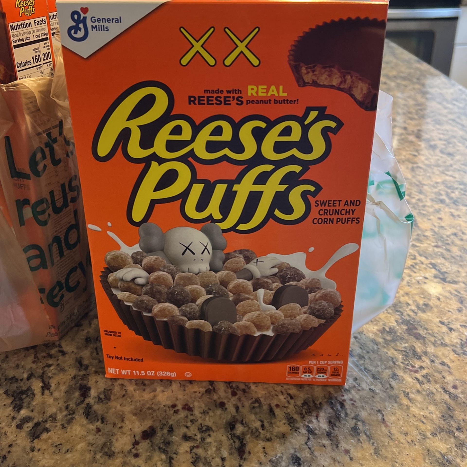 KAWS Special Edition Reeses Puffs
