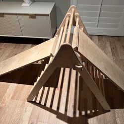 3-Piece Pikler Wood climbing triangle