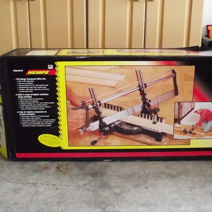 Hempe Full Range Compound Miter Saw Box #36261N