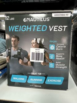 Nautilus Weighted Vest 12 lb. with Adjustable Fit