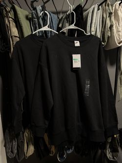 2 Nike Black Sweater Brand New