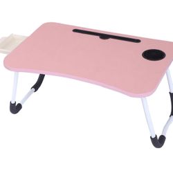 Foldable Lap Desk, Portable Bed Desk with Cup  (11)