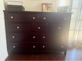 Dresser and mirror
