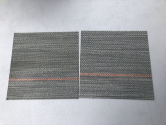 two new rubber-based rugs, size 24x24 for both $ 6