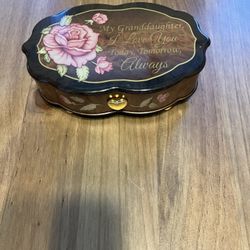 Bradford Exchange Love You Always Granddaughter music box 