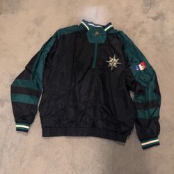 Retro Reversible Seattle Mariners Waterproof Jacket