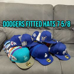 MLB New Era Los Angeles Dodgers Patch And Non Patch 59fifty Size 7 5/8