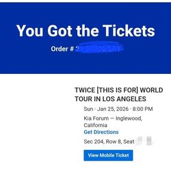 Twice Tickets
