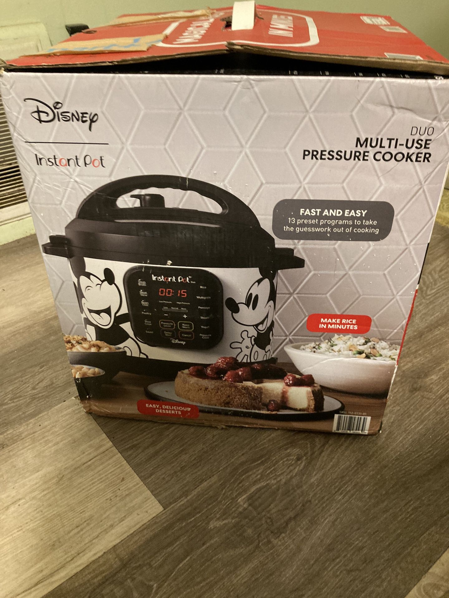 Disney Mickey Mouse Crock Poth Brand New In Box