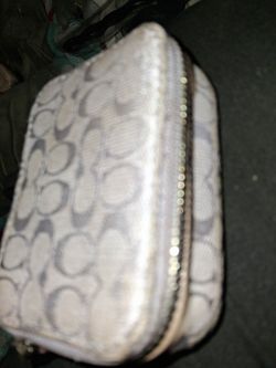 Coach Signature Cosmetic Bag