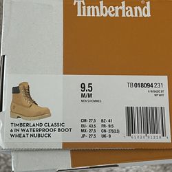 Timberland Classic 6in Boots - Men’s 9.5 M