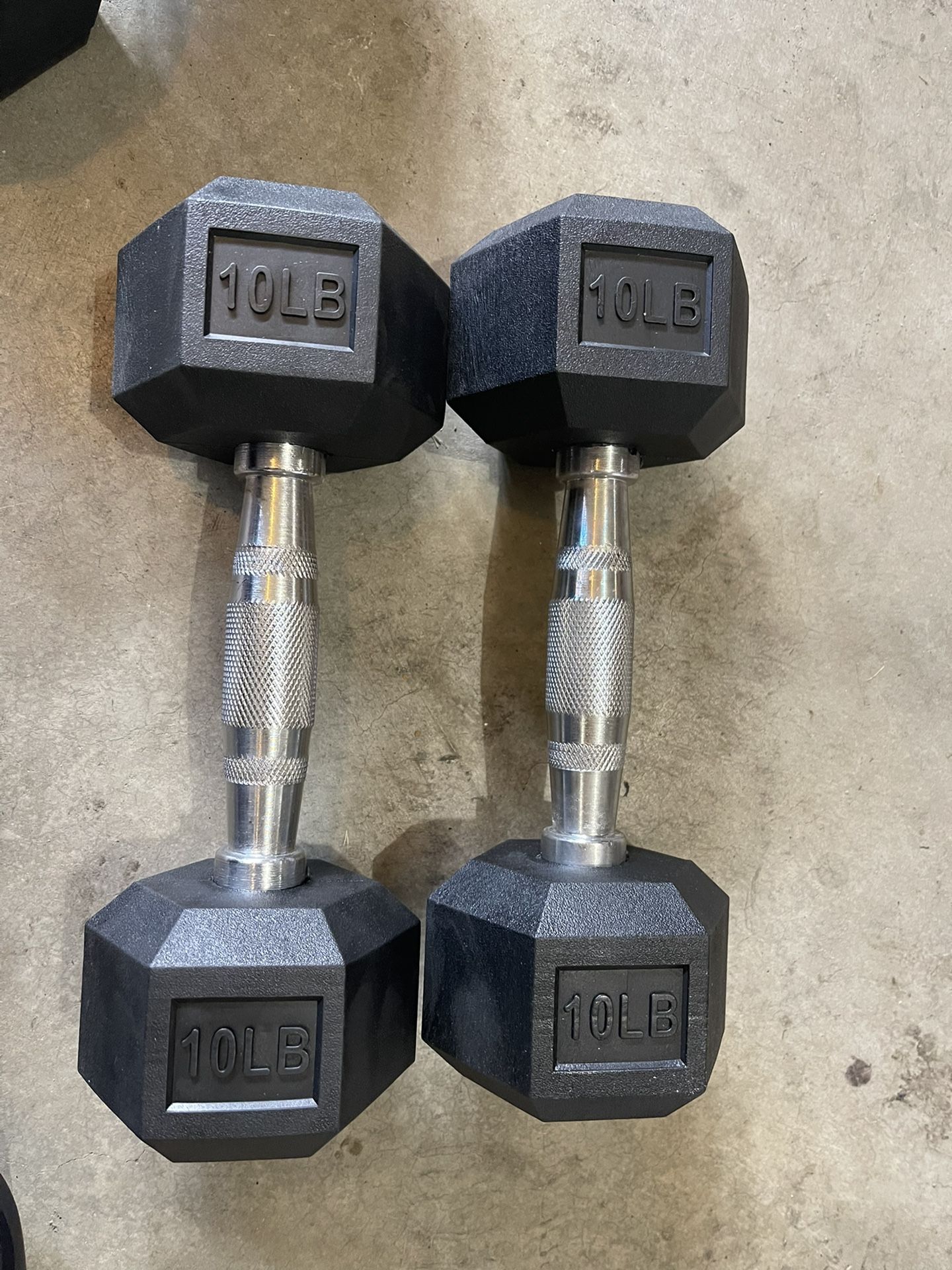 10lb  Hex Dumbbell Set