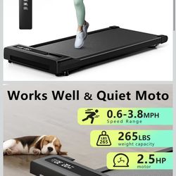 Walking Pad Treadmill Under Desk with Incline