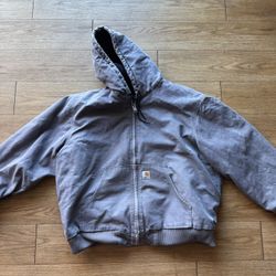 Carhartt Grey Hooded Jacket