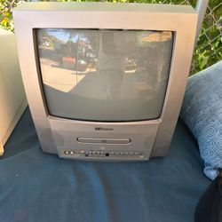 Vintage Emerson EWC13D4 13" CRT TV / DVD Combo Retro Gaming