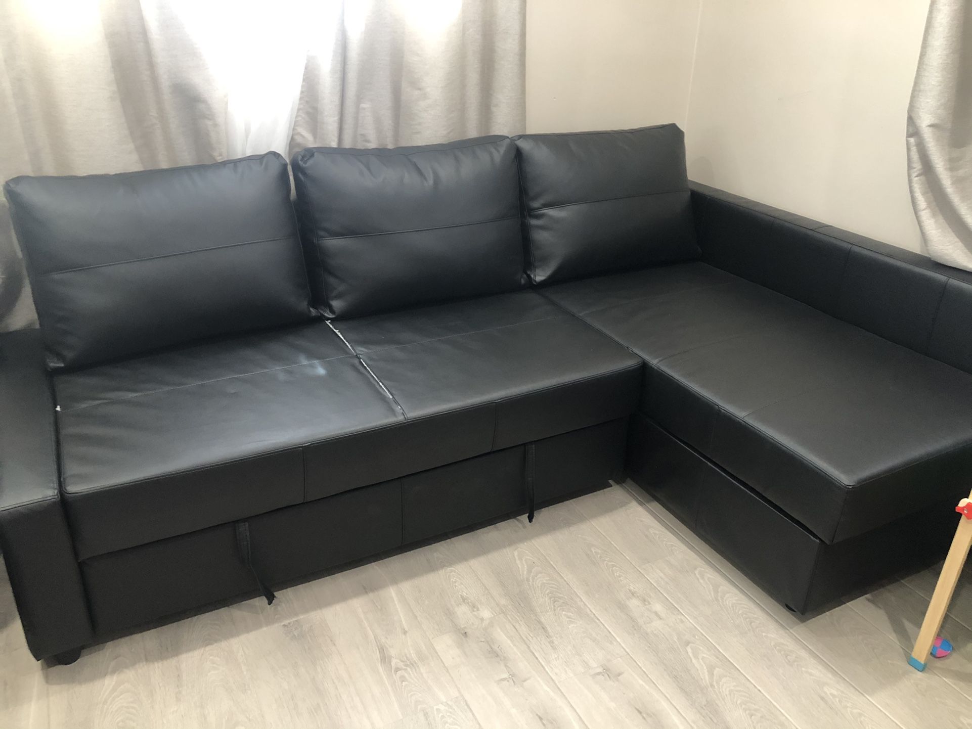 Sectional Sleeper, 3 Seat With Storage