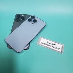 Apple IPhone 13 Pro 5G - Only $1 Today Pay The Rest Later! 