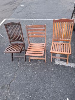 Vintage wooden chairs