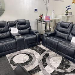 🛏️🛋️LEATHER SET RECLINERS SOFA & LOVESEAT ON LIQUIDATION SALE🔥‼️