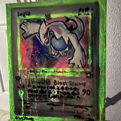 Original Pokemon Card Inspired Painting 