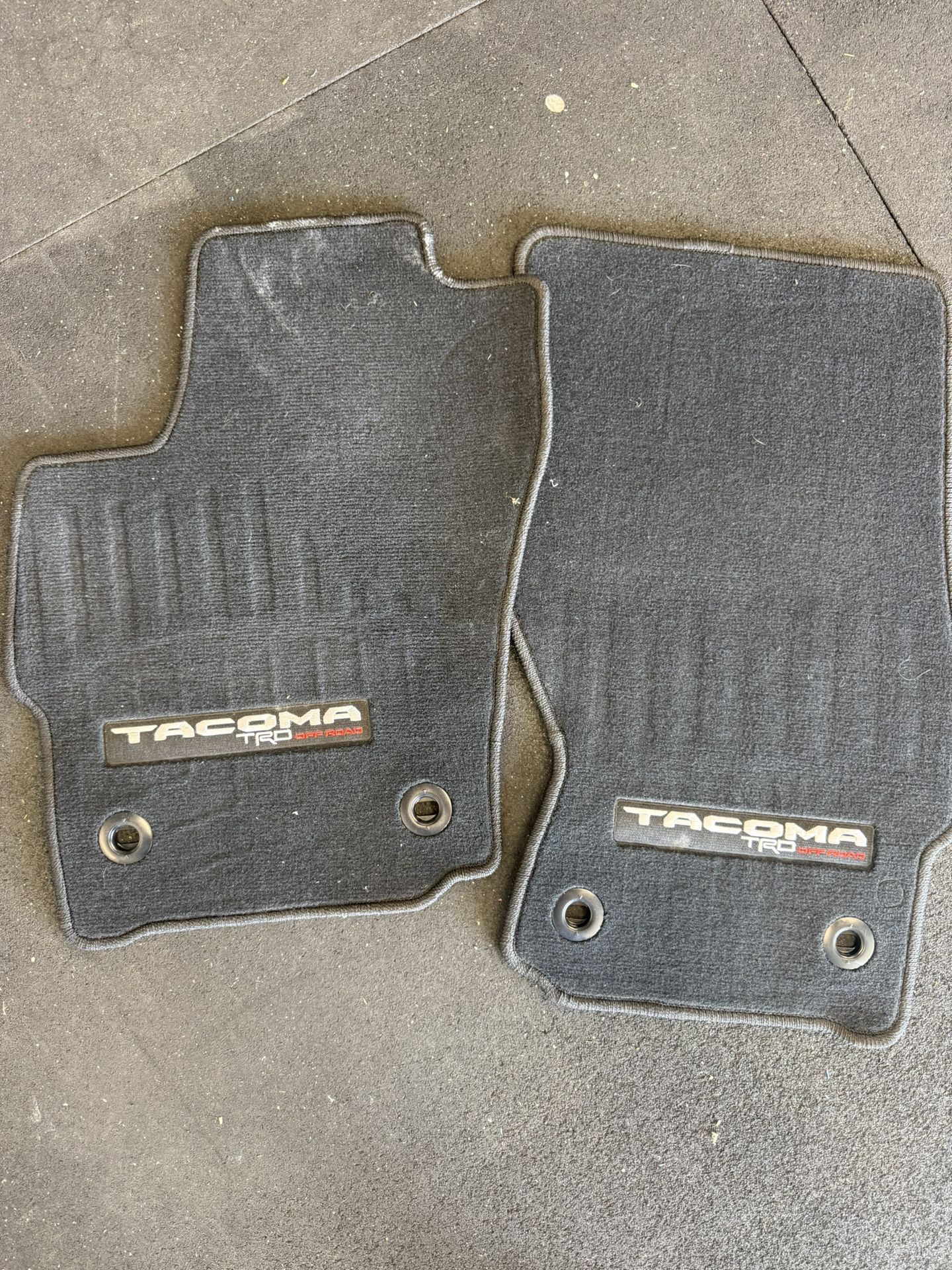 2024 Toyota Tacoma Off-road Front OEM Floor Mats