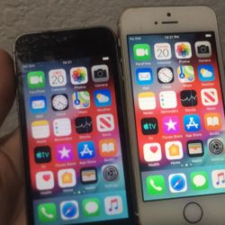 Two iPhone 5(s) Unlocked  