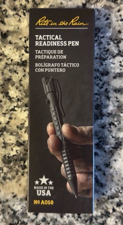 Rite in the Rain Tactical Readiness All-Weather Black Writing Pen AO50