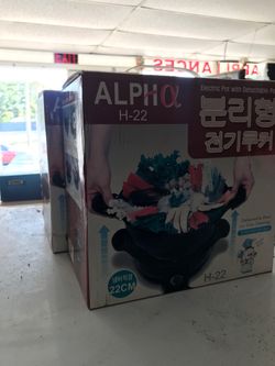 Alpha H-22 Electric Pot with Detachable Bowl