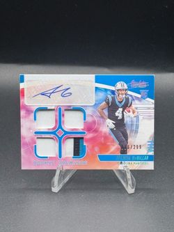2025 Absolute Rookie Premiere #RPM-TMN Tetairoa McMillan Rookie Patch Auto RPA #/299